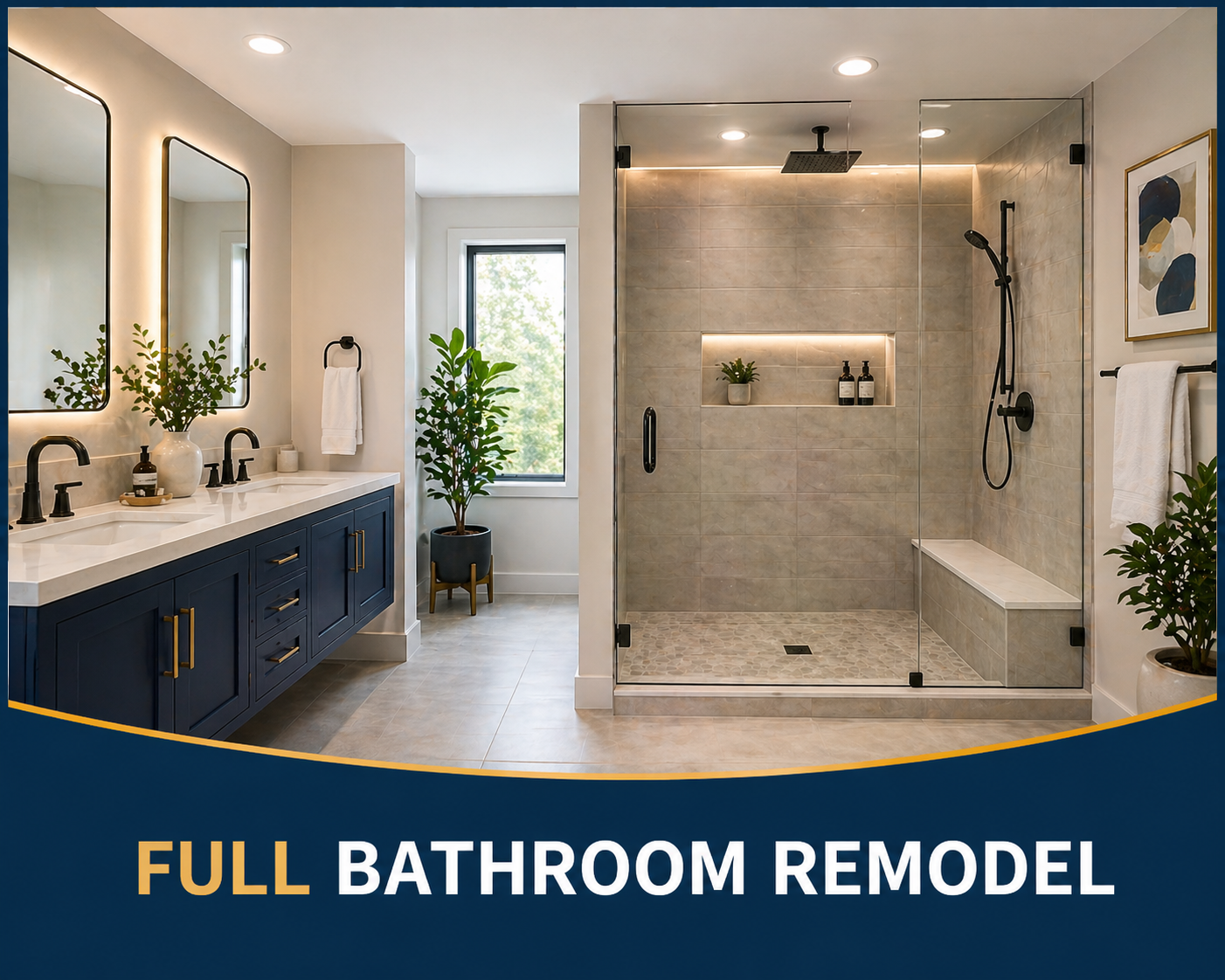 full bathroom remodel
